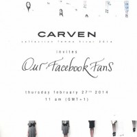 カルヴェンの14-15AWウィメンズコレクションをFacebookで中継