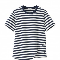 「UNIQLO and JW ANDERSON ボーダーラッフルT(半袖)」1,990円