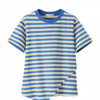 「UNIQLO and JW ANDERSON ボーダーラッフルT(半袖)」1,990円