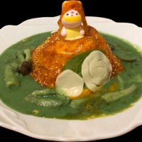 Cafe tint エスニック ドレス オムカレー