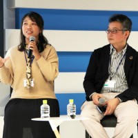 岡氏智美（館山市地域おこし協力隊）氏、明城徹也（JVOAD 事務局長）氏