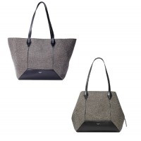 ＜JIMMY CHOO／ジミー チュウ＞DIAMOND TOTE 52万1,400円（税込） (素材:アクリル・ポリエステル・羊毛・牛革・クリスタル／H28×W46×D14cm) □伊勢丹新宿店 本館1階 ハンドバッグ・財布