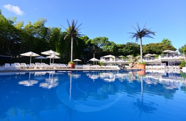 都会に楽園…ホテルニューオータニの「GARDEN POOL」。テーマは“ハワイアントロピカル”