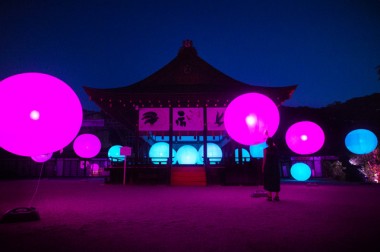 チームラボ、京都・下鴨神社を光のアート空間へ。夜の森に音色が響く