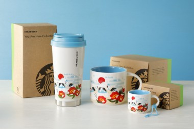 スタバが雪の積もる富士山など、日本の冬をデザインした限定アイテムを発売