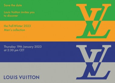 【ライブストリーミング】ルイ・ヴィトン 2023秋冬メンズ・コレクション ショー 1月19日午後10時30分（日本時間）スタート