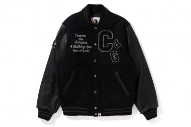 BAPE®を代表するアイテムの一つ「VARSITY JACKET」がCOMME des GARÇONSとのコラボで登場