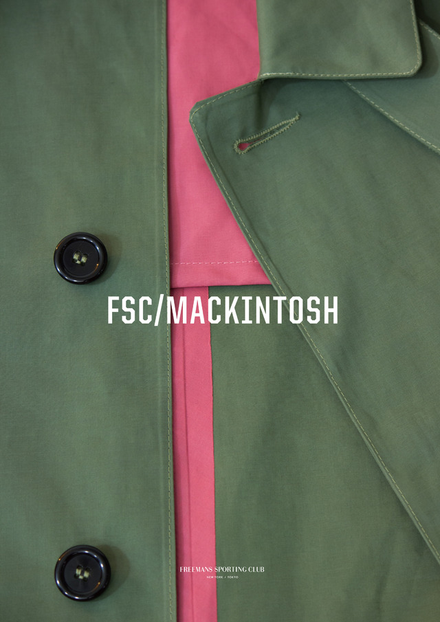 鮮やかな配色とシームテープが特徴の「フリーマンズ スポーティング クラブ×マッキントッシュ」コラボレーションコート