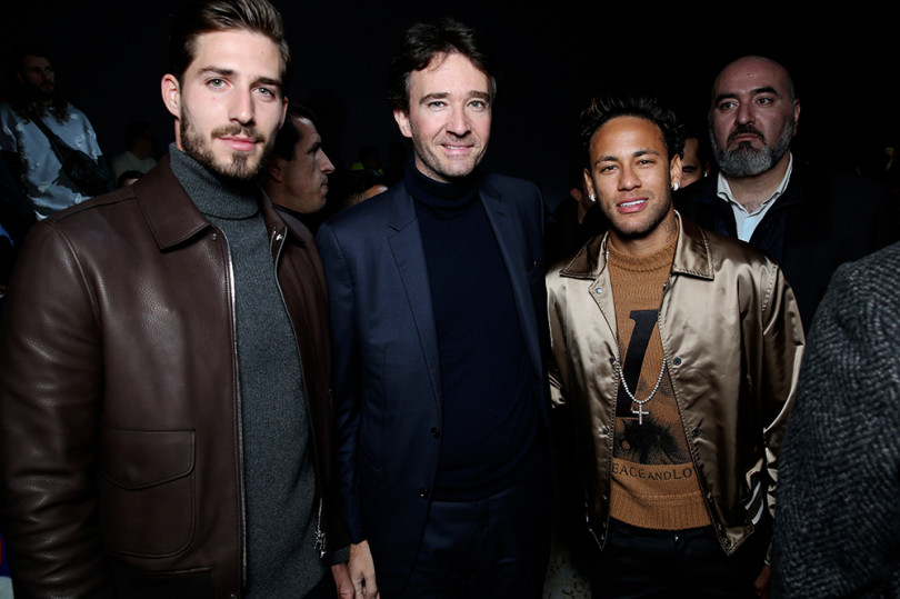 ケヴィン・トラップ（Kevin Trapp）、アントワーヌ・アルノー（Antoine Arnault）、ネイマール（Neymar Jr）