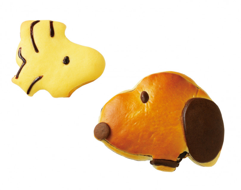 〈ジョアン〉左：ウッドストックパン チョコレート、はちみつレモン（各税込594円） 右：スヌーピーパン チョコレート、あまおういちご（各税込756円）