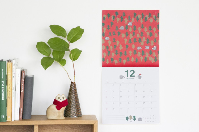 「リサ・ラーソンのクリスマス」 / リサ・ラーソン「2019デザインコレクション（壁掛けカレンダー）」（税込1,404円）