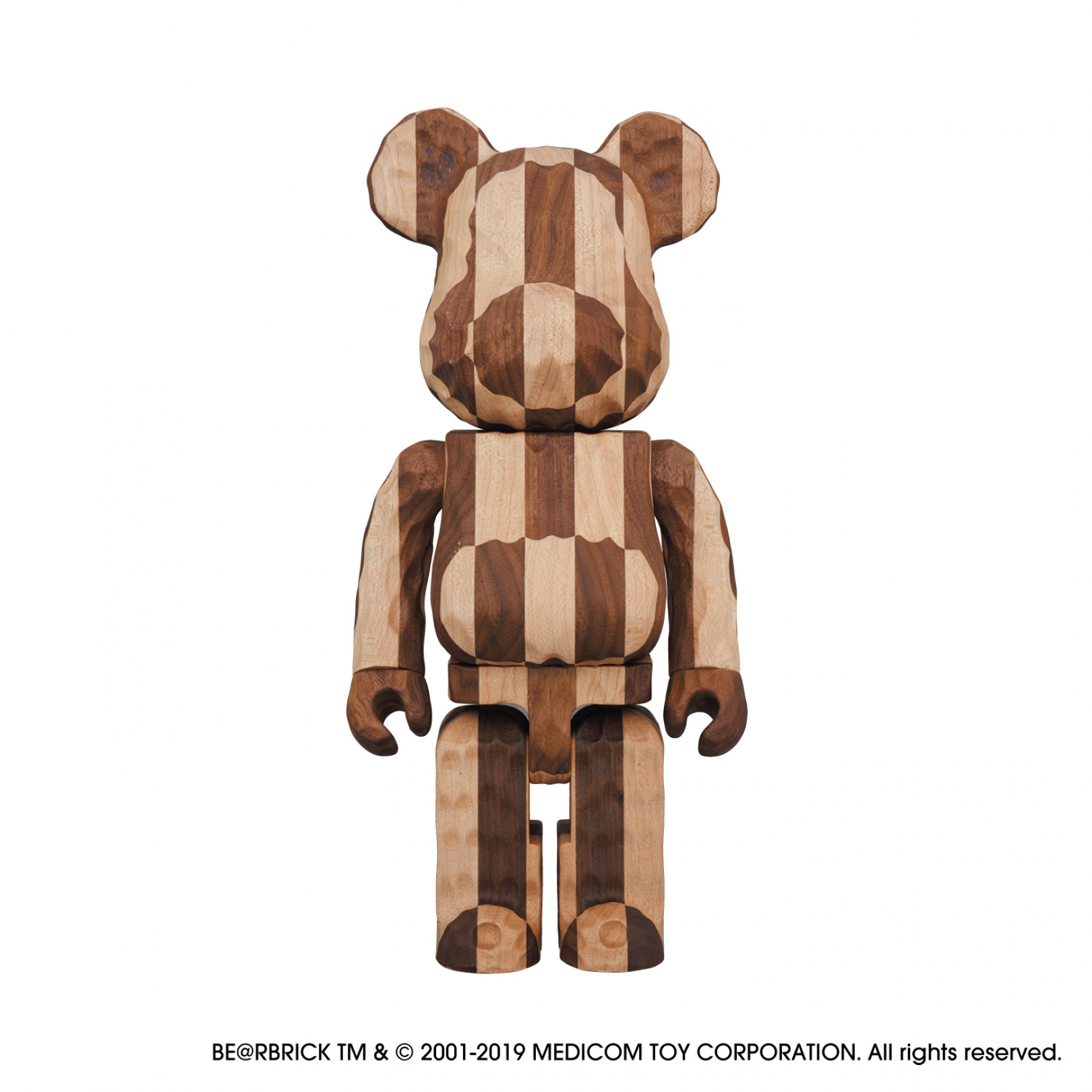 「BE@RBRICK カリモク fragmentdesign 400％」carved wooden - LONGITUDINAL CHESS（22万円）