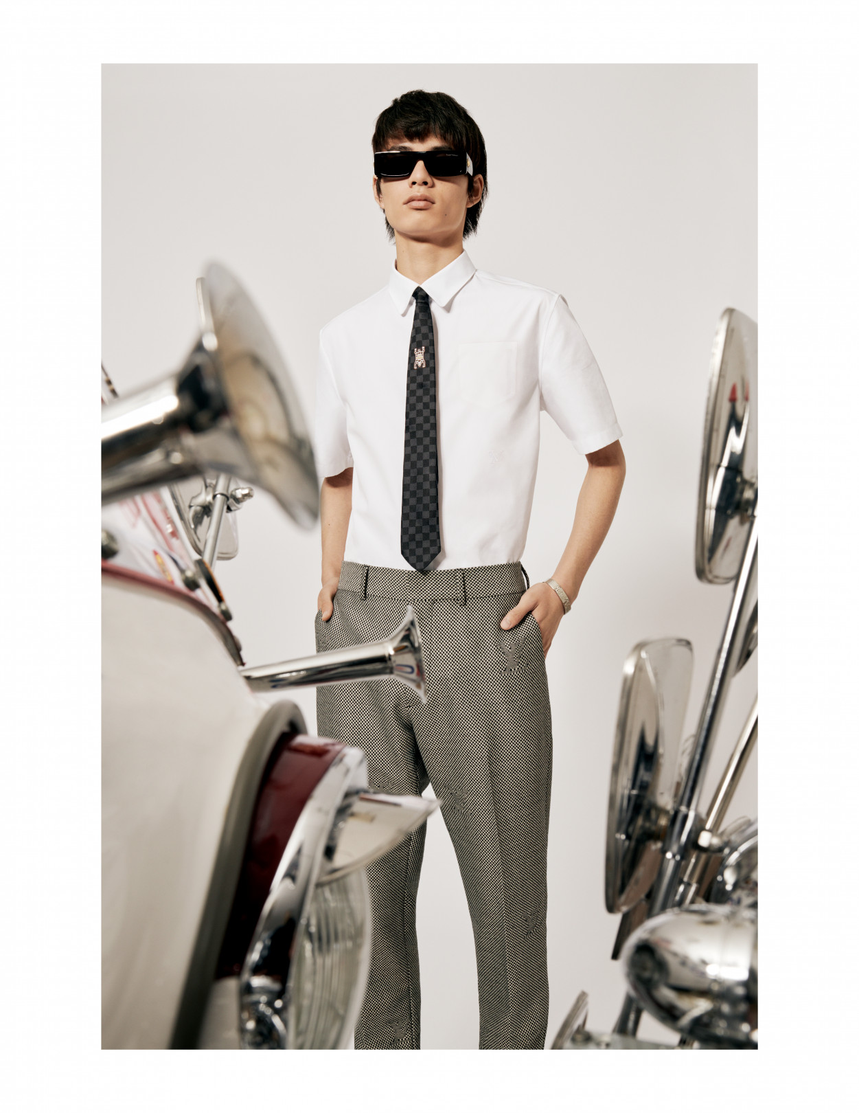 新品 LOUIS VUITTON × NIGO クラヴァット ネクタイ 7cm - ファッション小物